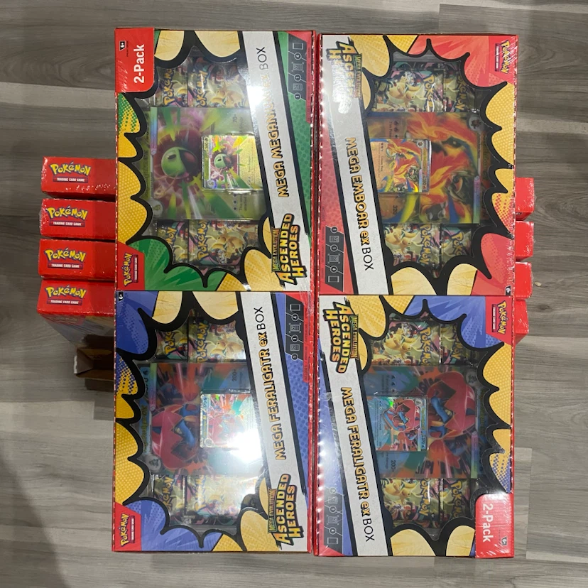 Pokemon Ascended Heroes Mega Evolution ex Boxes