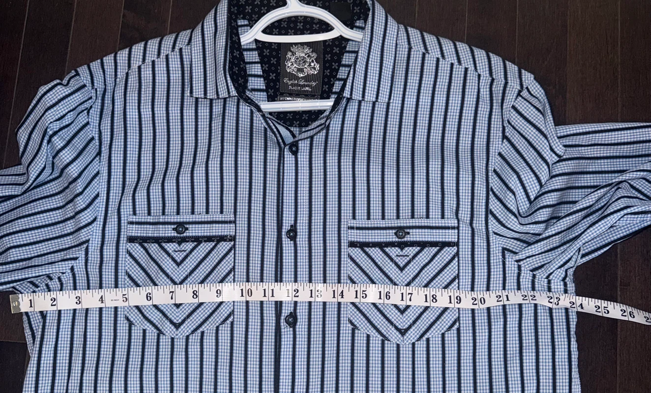 English Laundry Striped Button-Down Shirt XXL - photo 3