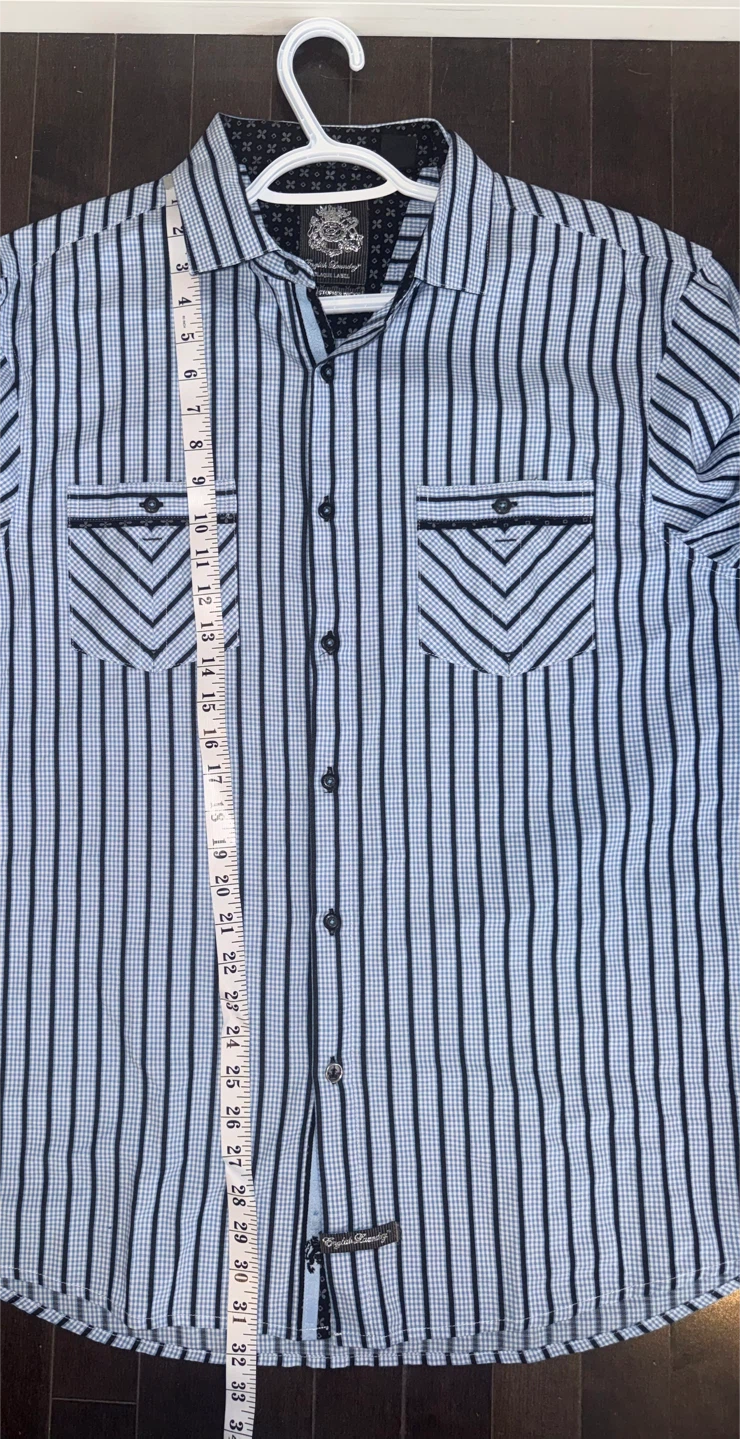 English Laundry Striped Button-Down Shirt XXL - photo 4