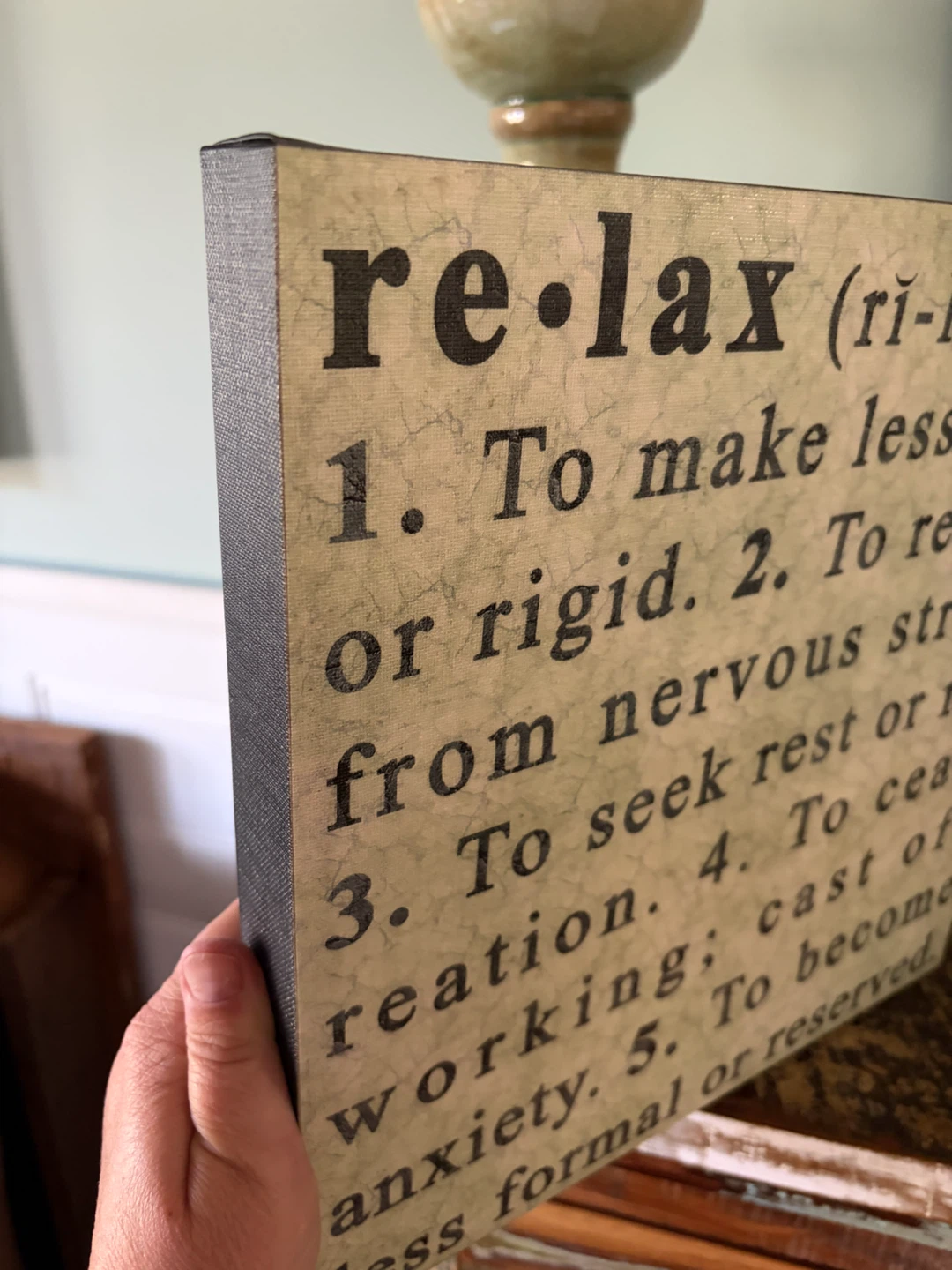 Relax Definition Canvas Wall Art - photo 2