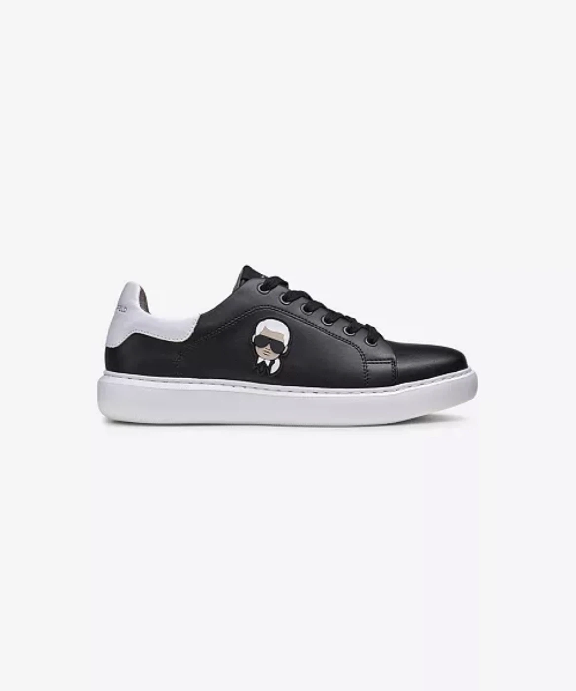 Karl Lagerfeld Karl Head Sneaker in Black Size 11 New