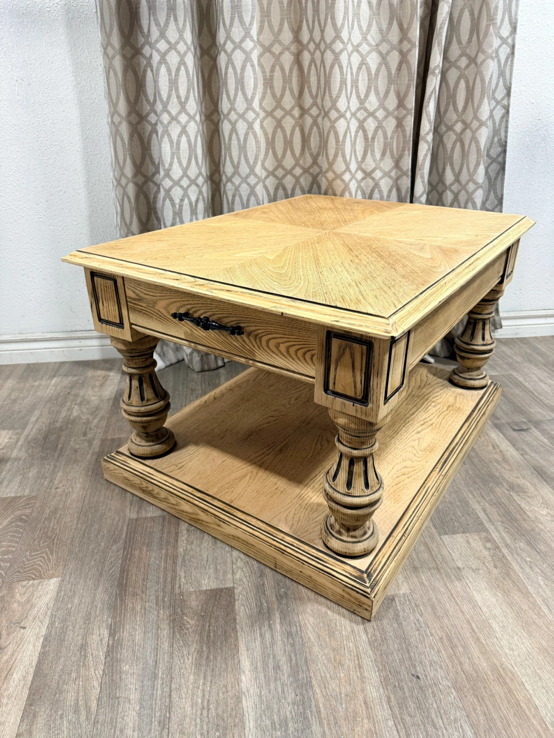 Rustic Solid Wood Coffee Table - photo 2