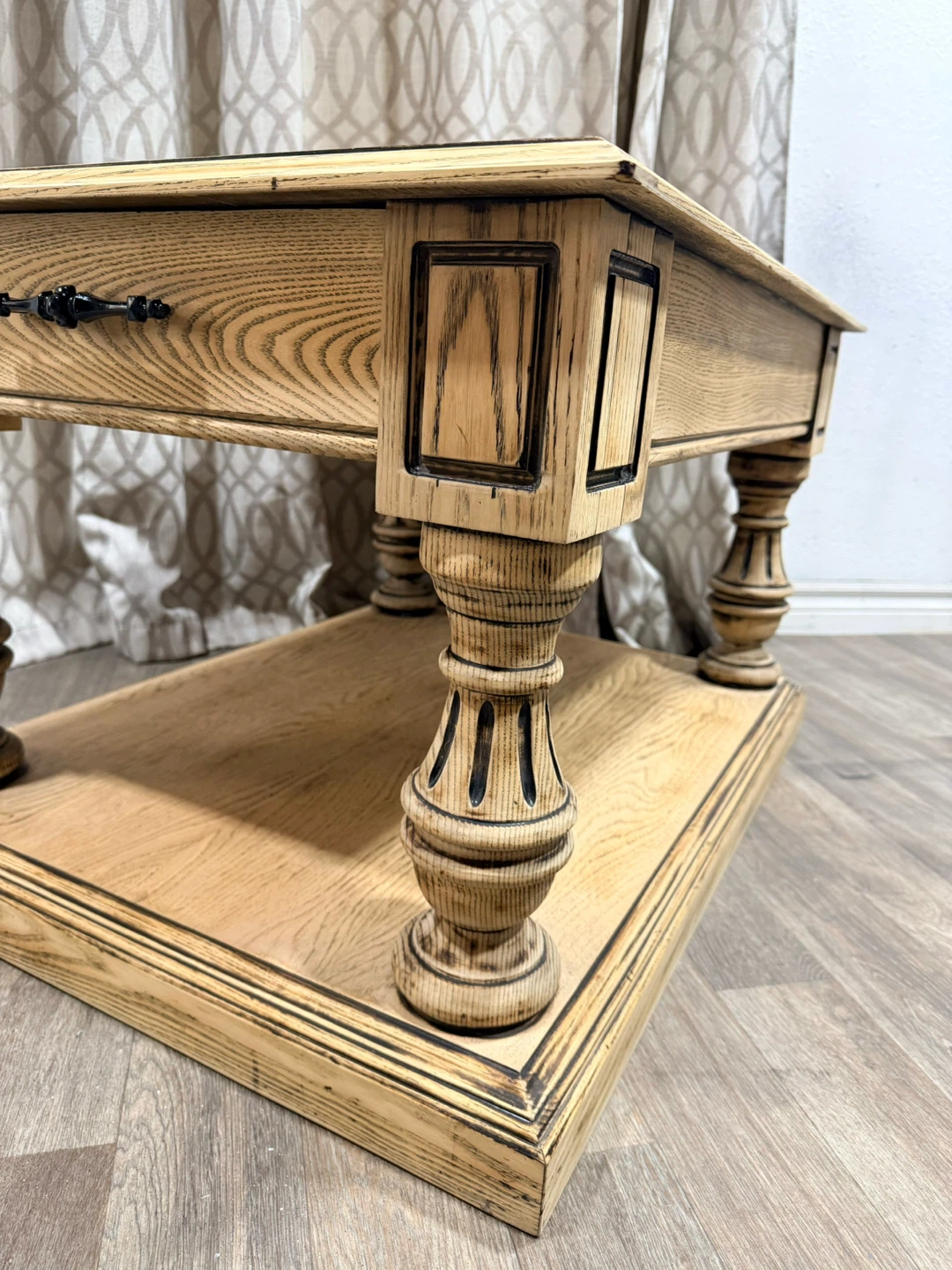 Rustic Solid Wood Coffee Table - photo 3
