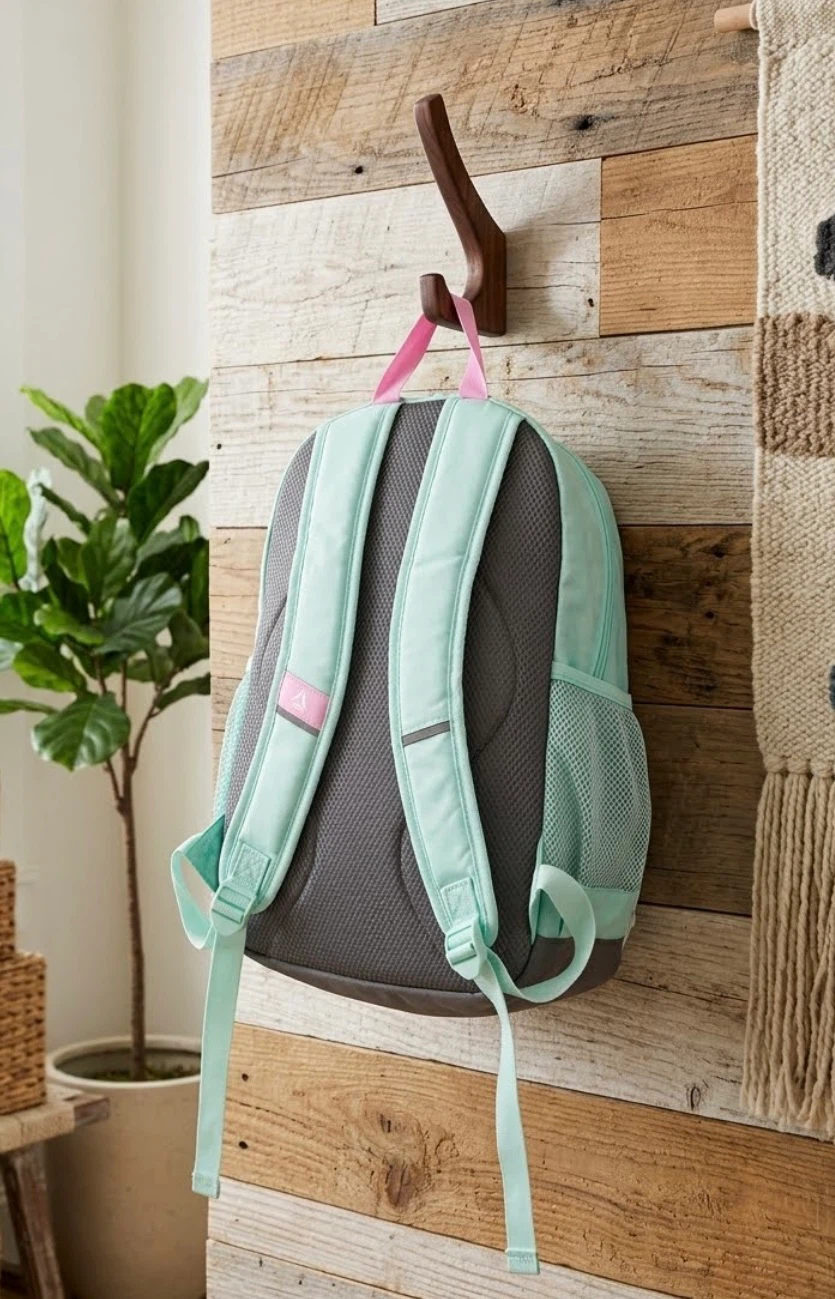 Reebok Mint Green and Pink Backpack - photo 2