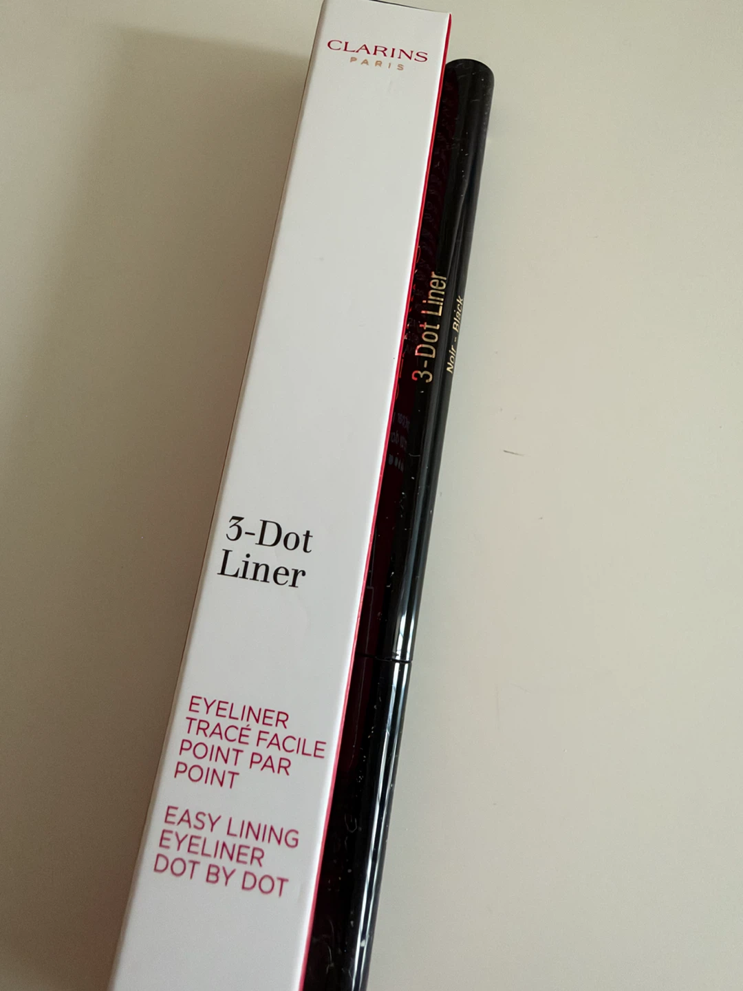 Clarins 3-Dot Liner Eyeliner Black New