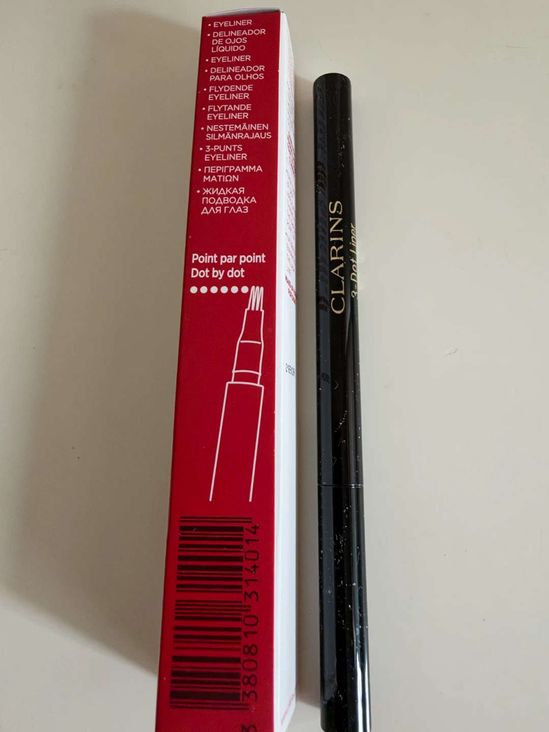 Clarins 3-Dot Liner Eyeliner Black New - photo 2