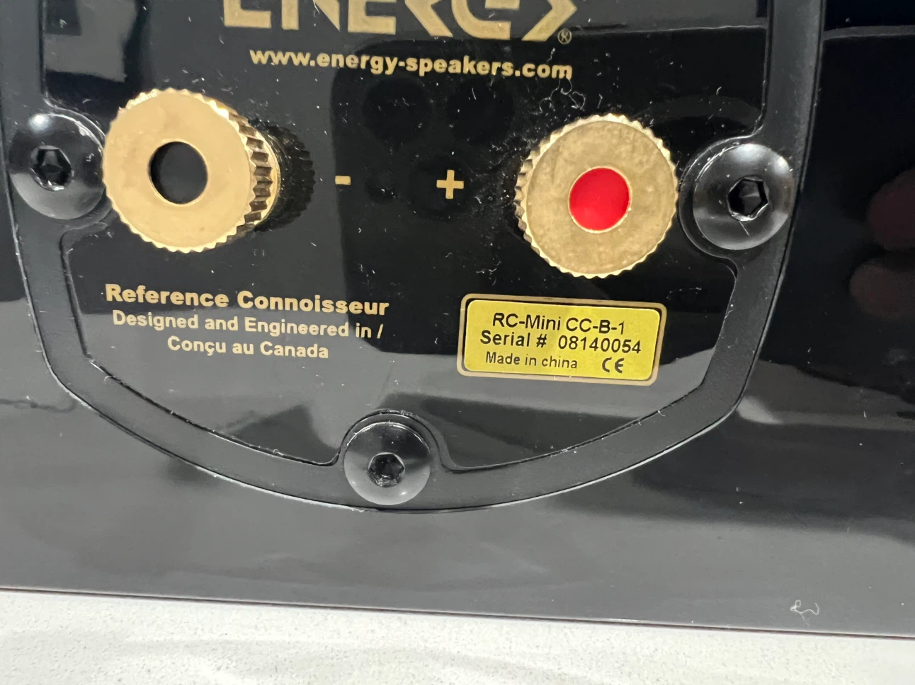 Energy Reference Connoisseur RC-Mini CC-B-1 Center Speaker - photo 2