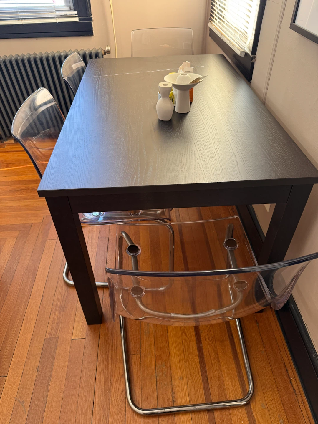 Extendable Black Dining Table - photo 3