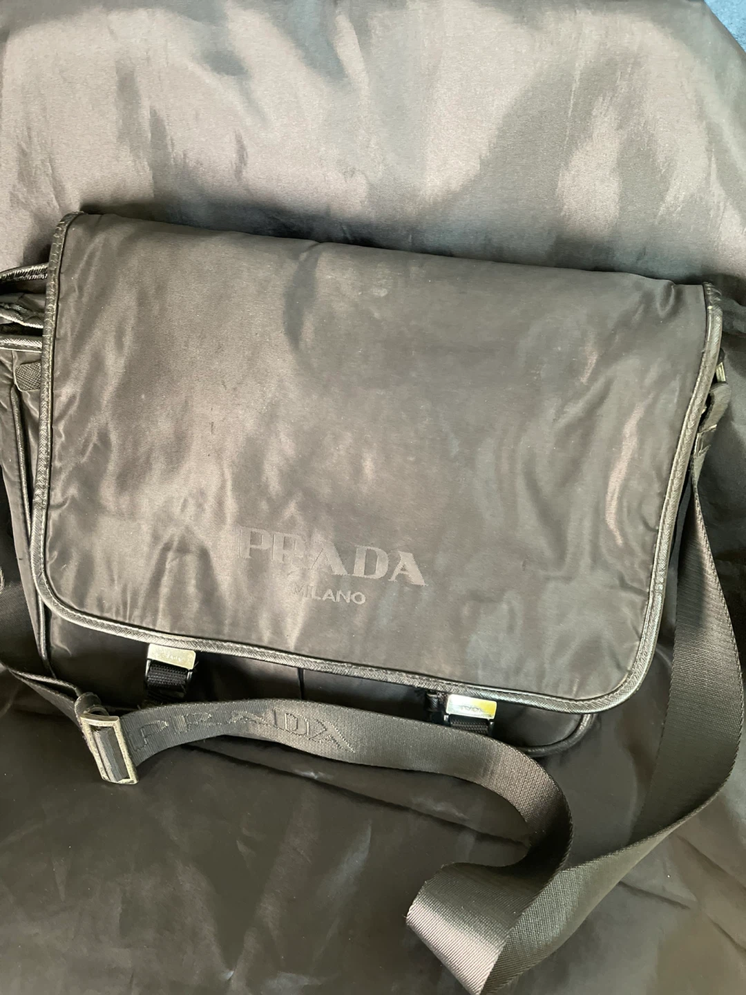 Prada Milano Nylon Messenger Bag