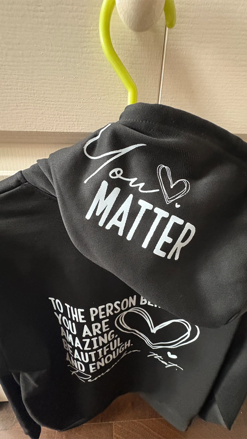 Black You Matter Hoodie - Size S/M - photo 3