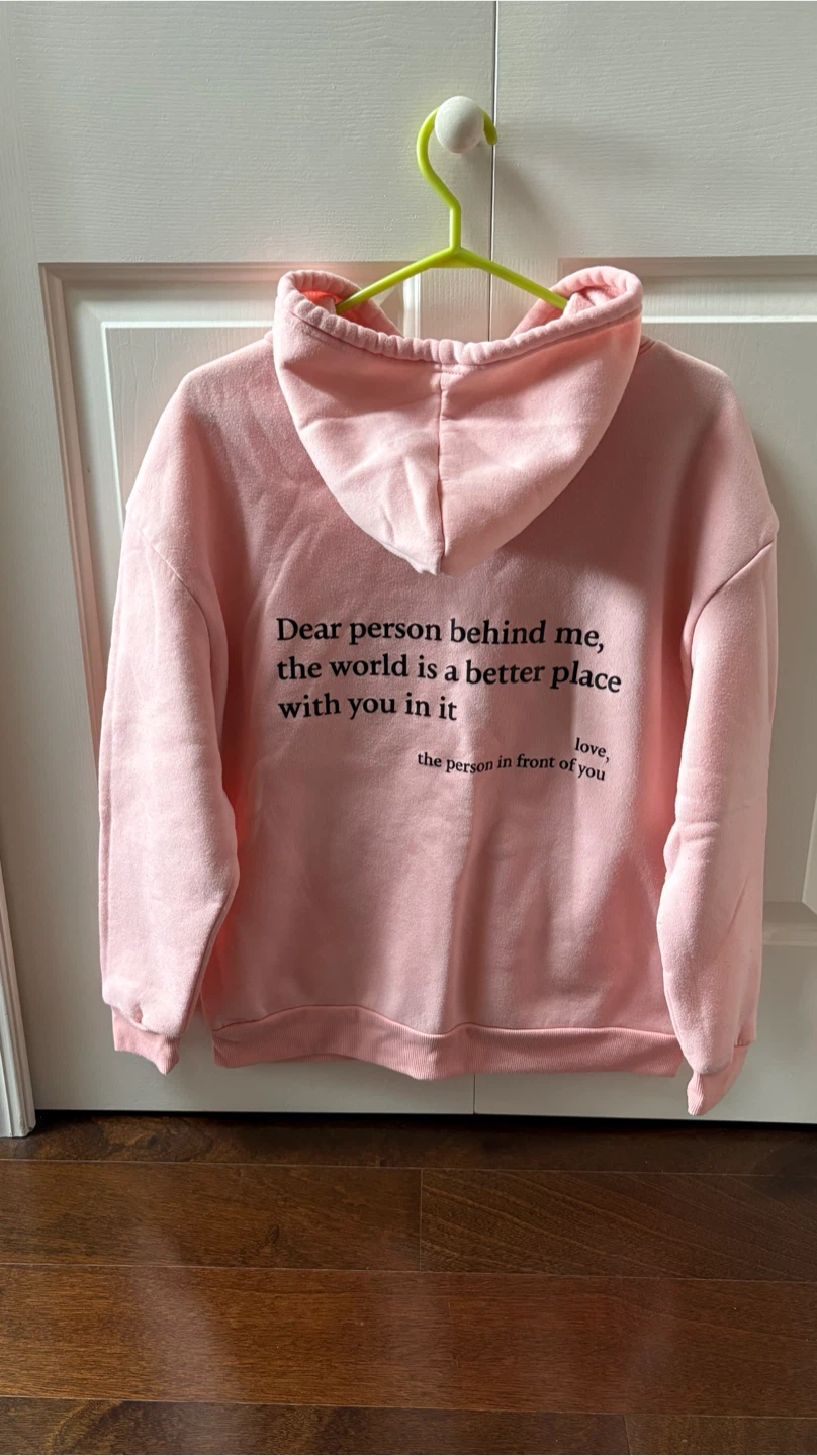 Pink You Are Enough Hoodie - Size S/M - photo 2