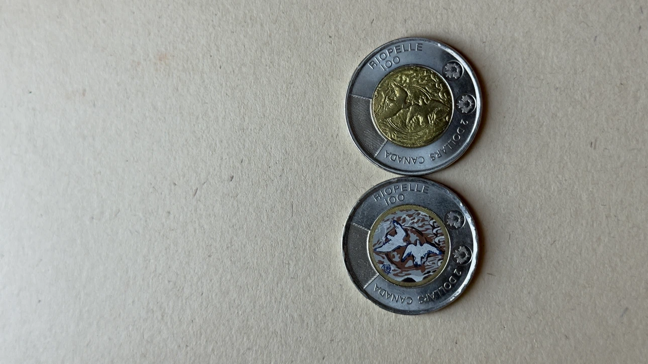 Two 2023 Riopelle 100 Commemorative $2 Coins