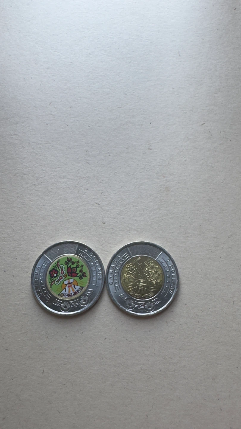 Two 2023 Canadian Two Dollar Coins