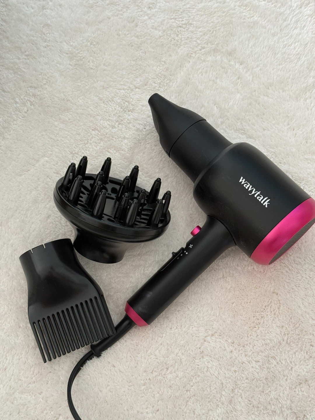 Wavytalk Hair Dryer with Diffuser and Comb