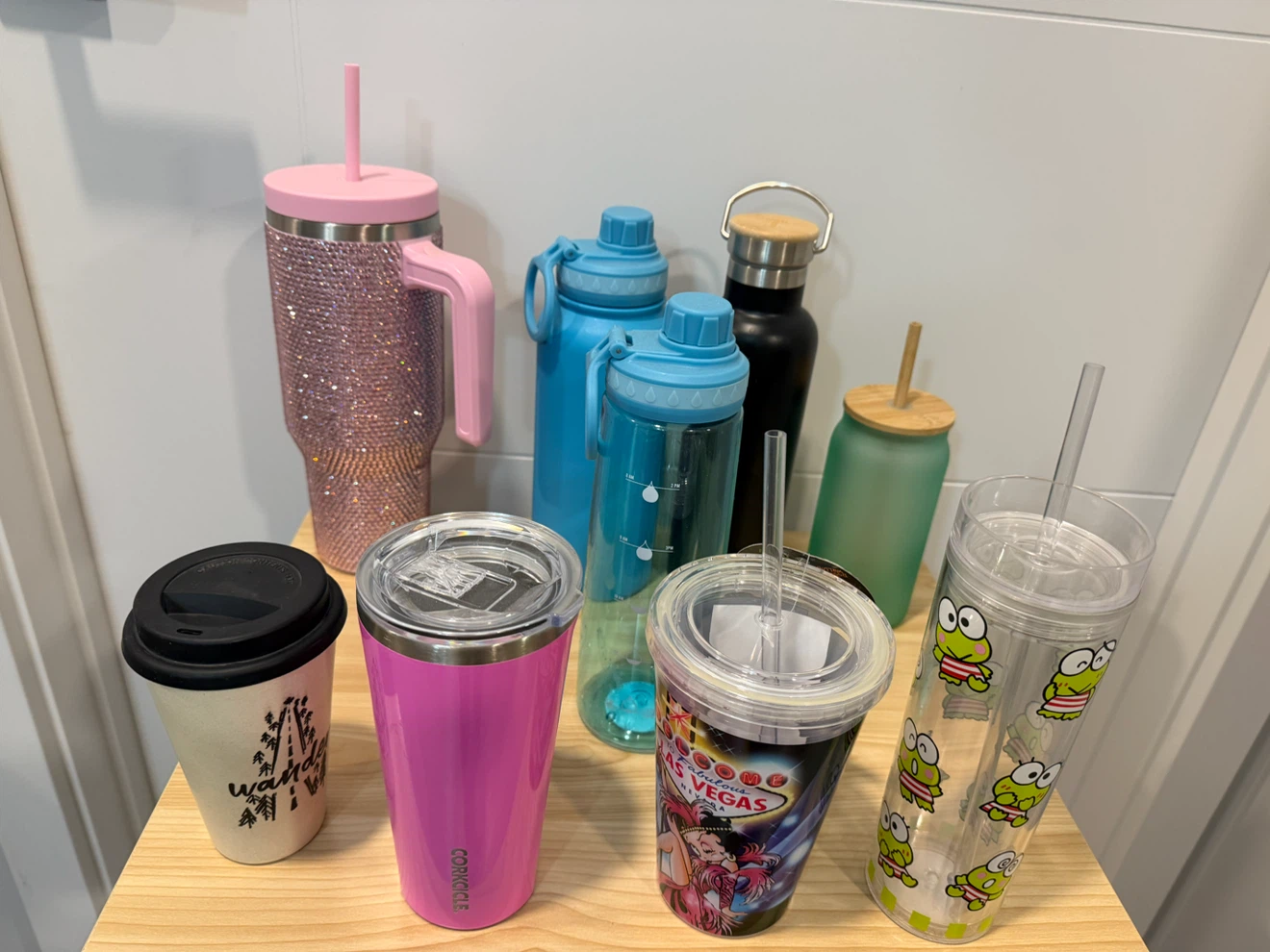 Water bottles and tumblers