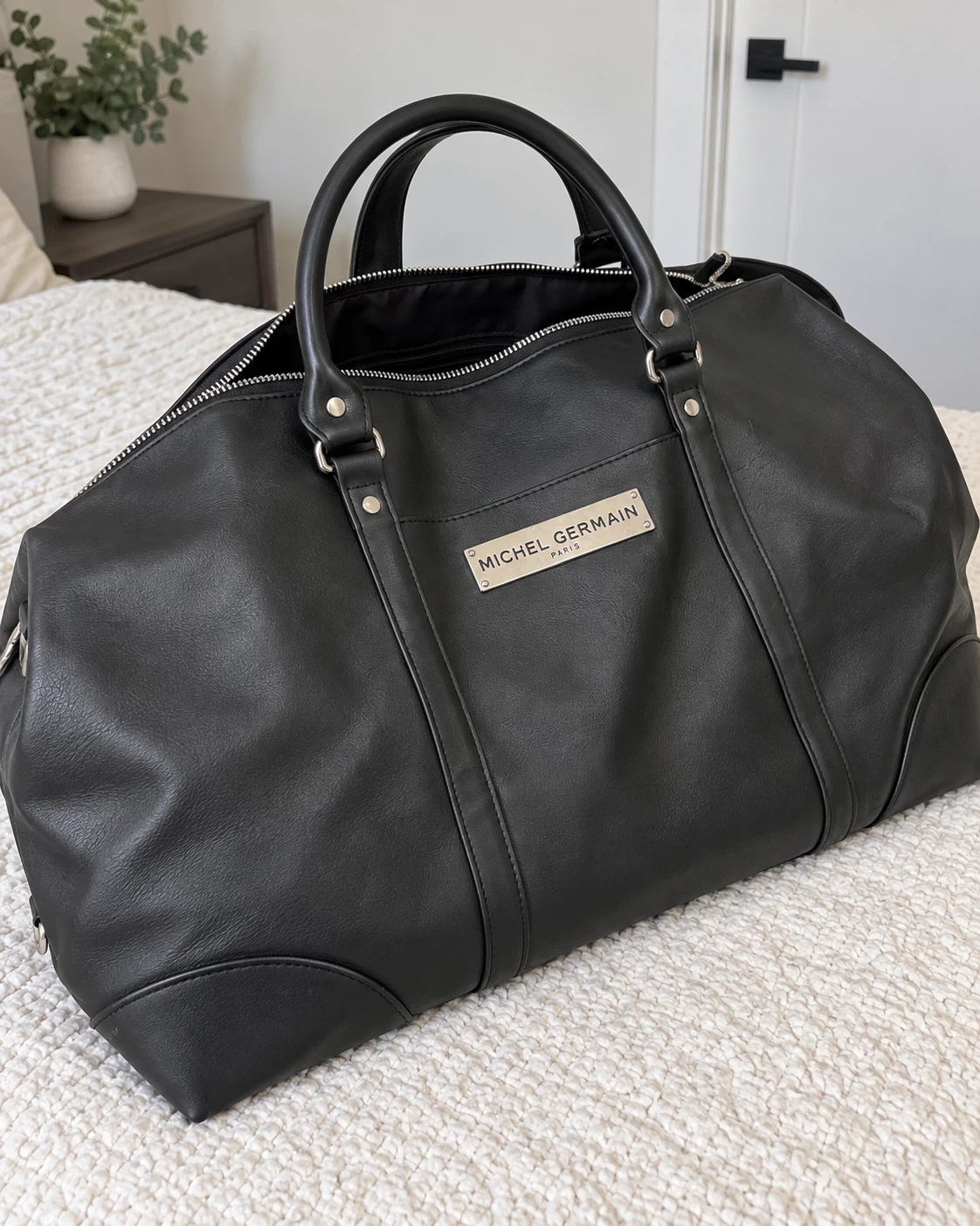 Michel Germain Black Duffle Bag - photo 2