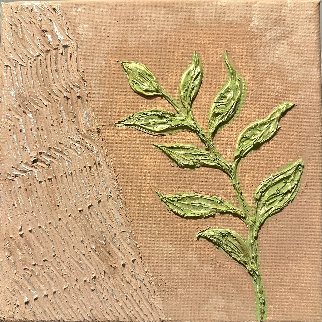 Set of 8 textured Botanical Art Canvases - photo 2
