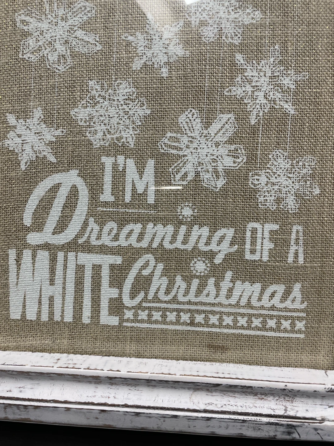 Rustic Dreaming of a White Christmas Wall Decor - photo 2