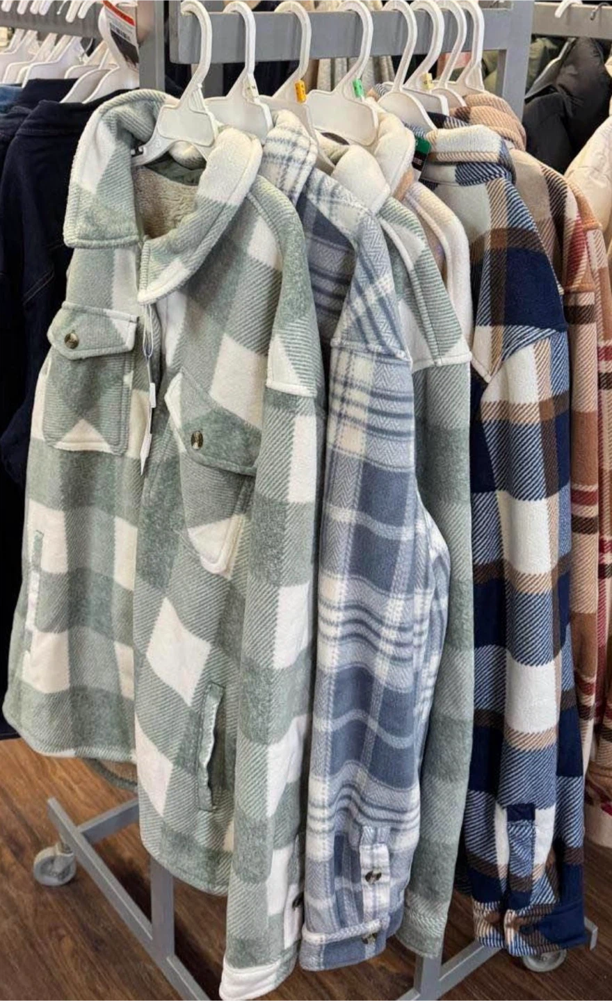 SAGE Plaid Fleece women’s tops