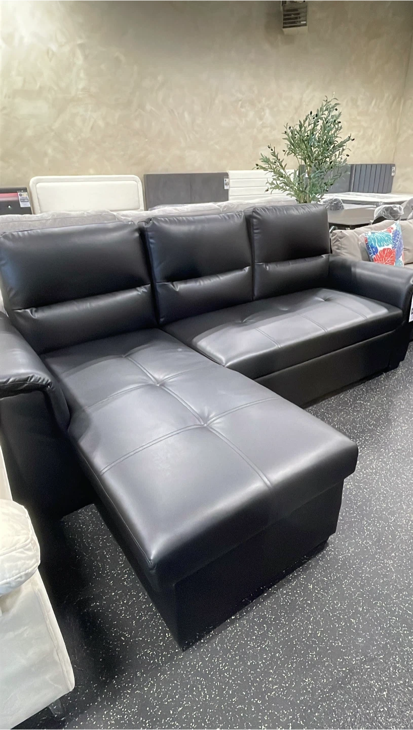 Affordable Reversible Sectional Sofa Bed with Pullout Sleeper