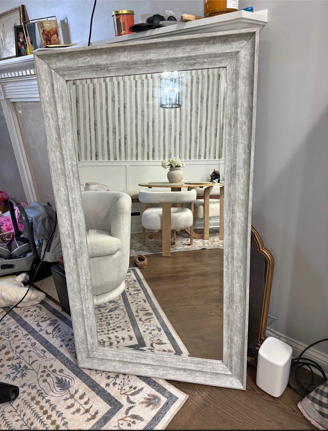 SELLING ASAP Large Weathered Gray Mirror