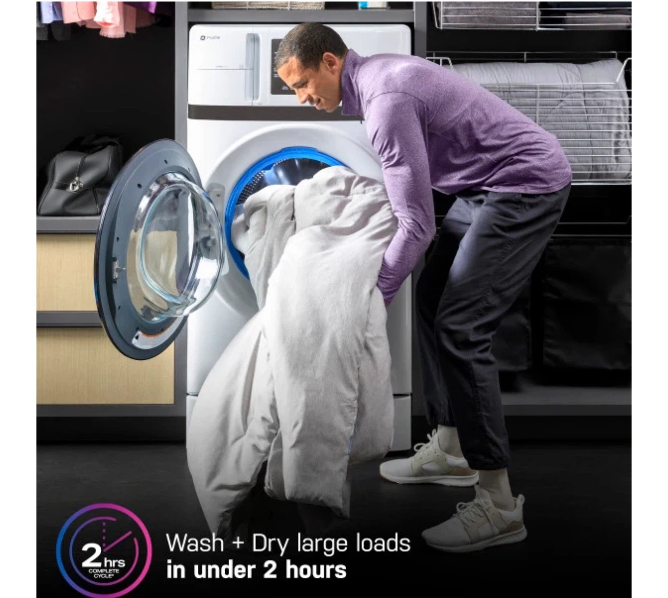 GE Profile 2-in-1 Washer/Dryer Combo - photo 3