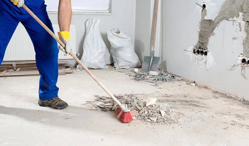 Post construction cleaning