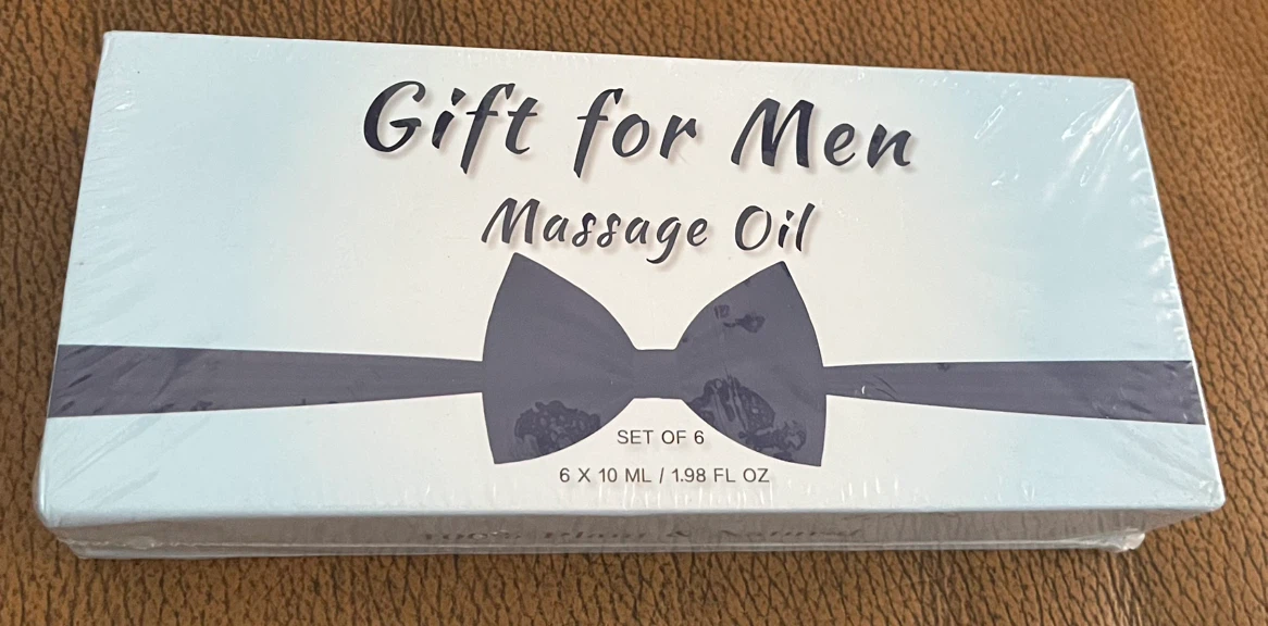 Gift for Men Massage Oil Set of 6