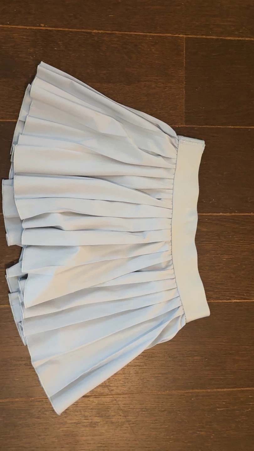 TNA Aritzia Tennis Skirt Light Blue