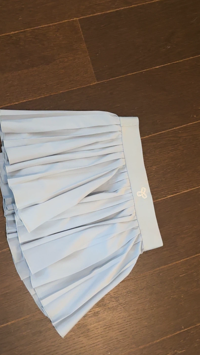 TNA Aritzia Tennis Skirt Light Blue - photo 2