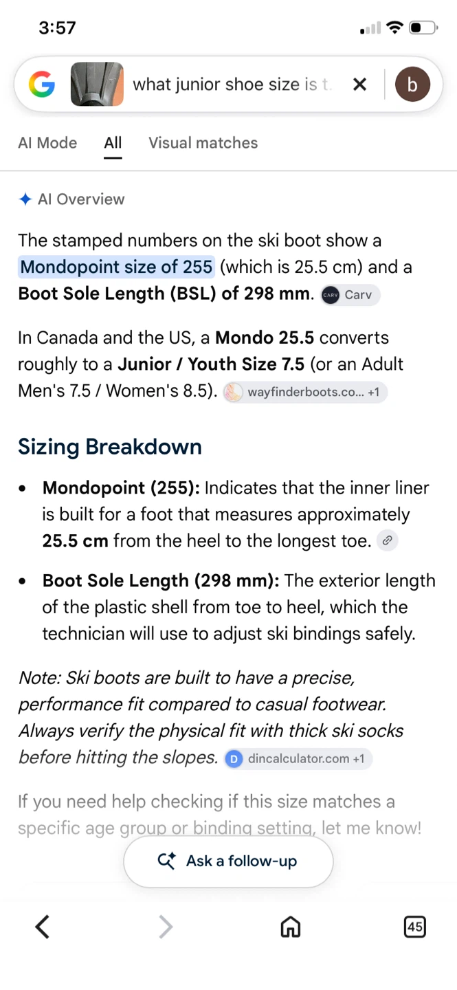 Rossignol JR 70 Ski Boots youth 7.5 - photo 4