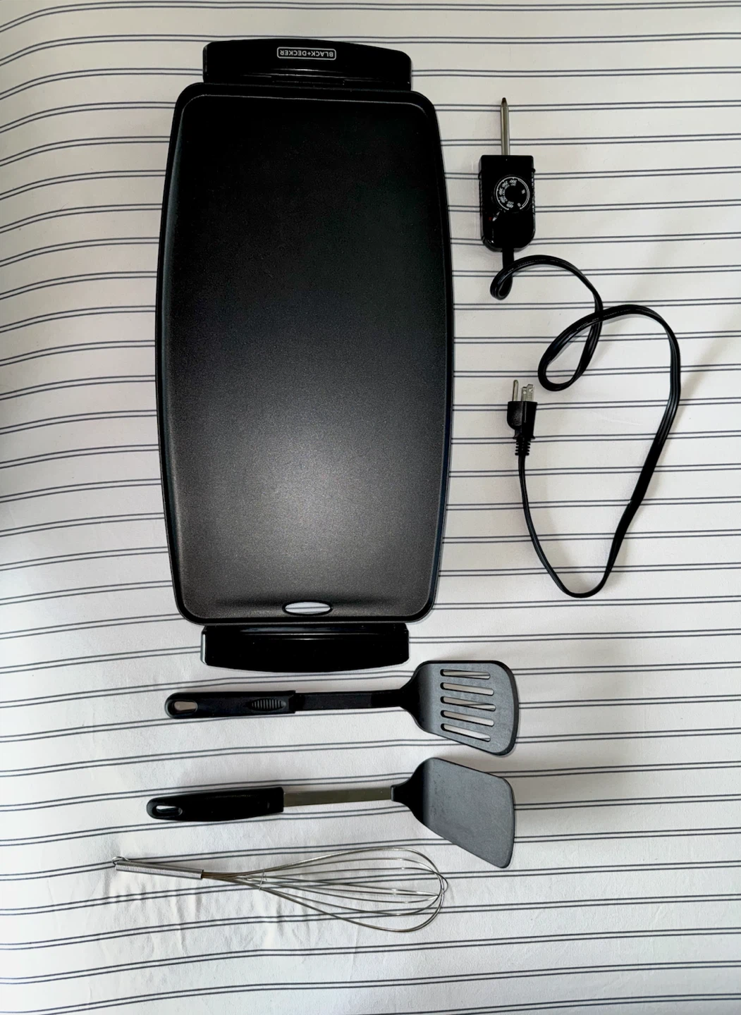 Black+Decker Electric Griddle (great for camping)