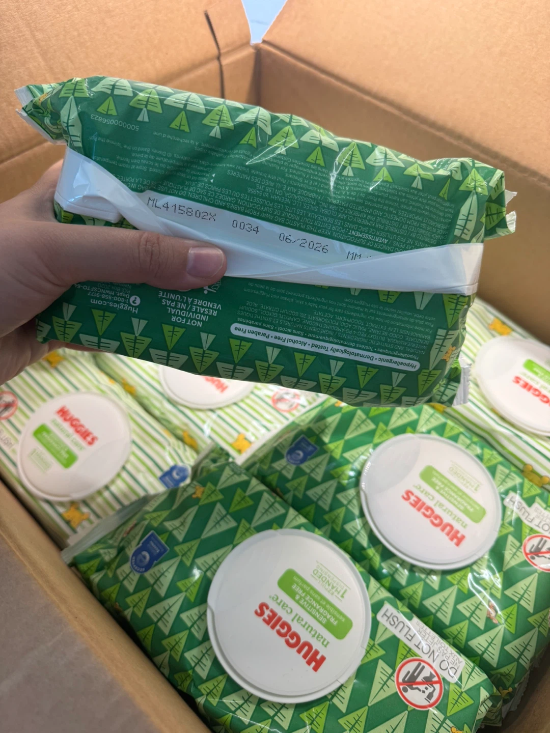 Sealed Packs of Huggies Natural Care Baby Wipes - photo 2