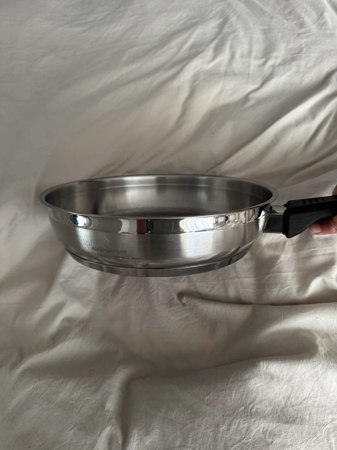 Sofram Stainless Steel skillet Pan with Lid - photo 2