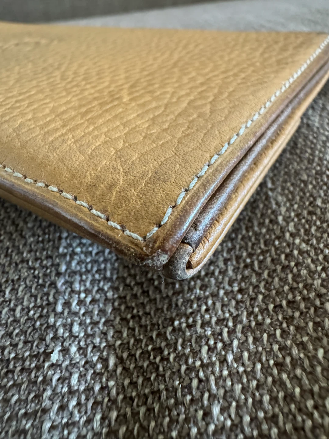 Loewe Tan Leather Long Wallet - photo 4