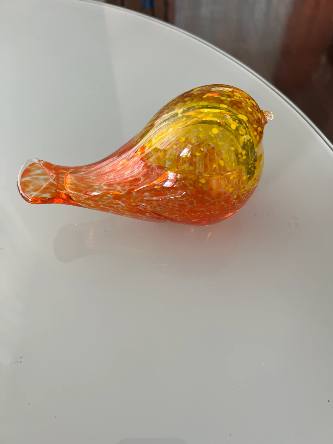 Art Glass Bird Figurine