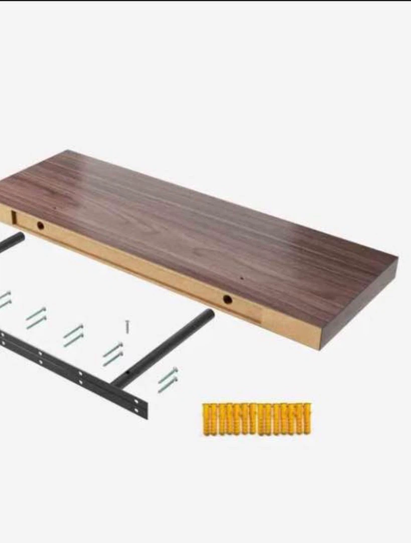 2 Floating wall shelf, wood grain finish - photo 3
