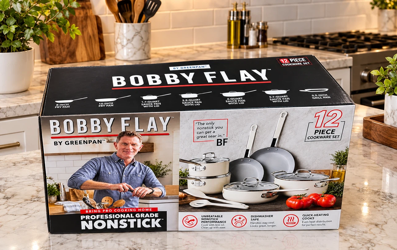 Bobby Flay by GreenPan 12-Piece Cookware Set