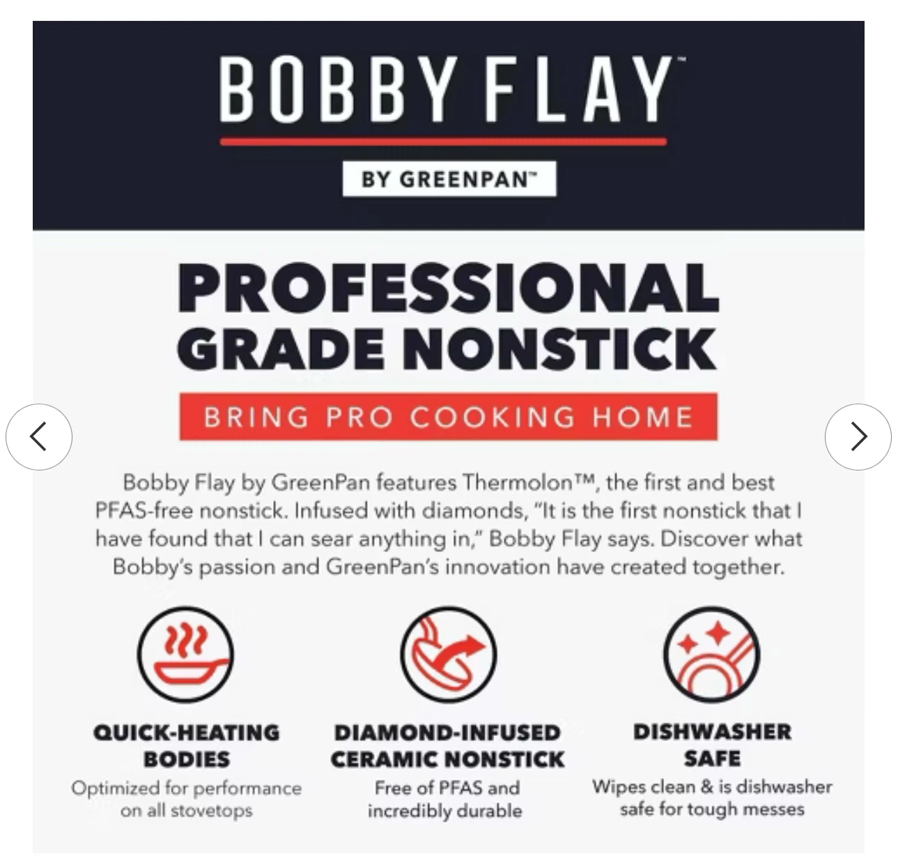 Bobby Flay by GreenPan 12-Piece Cookware Set - photo 4