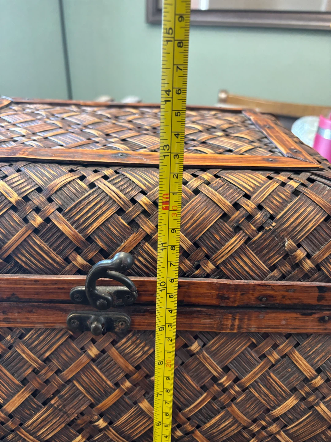 Woven Decorative Storage Chest - photo 3