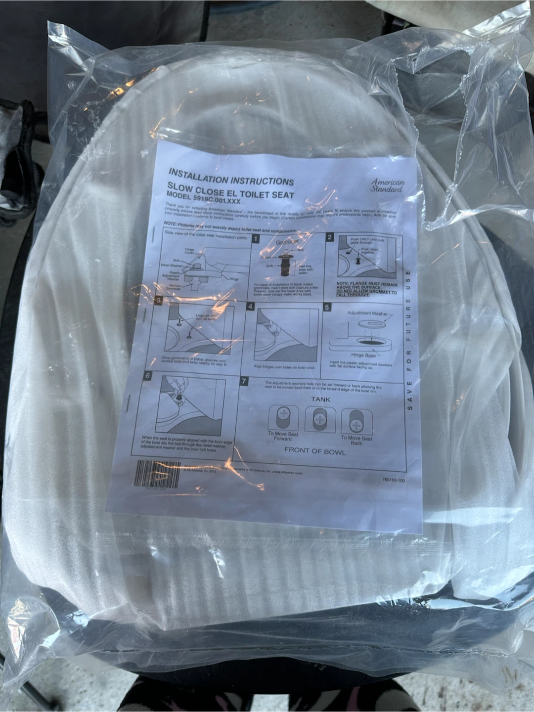 American Standard Slow Close Toilet Seat - photo 4