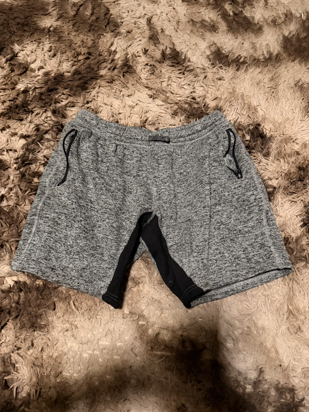 Monument Gray Fleece Shorts