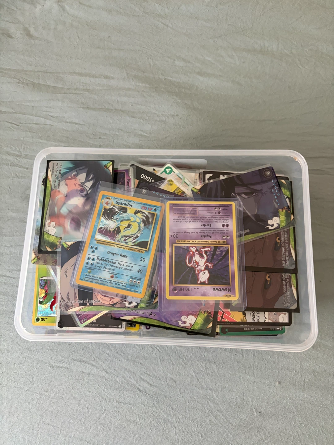 Assorted Trading Card Collection in Storage Bin - photo 3