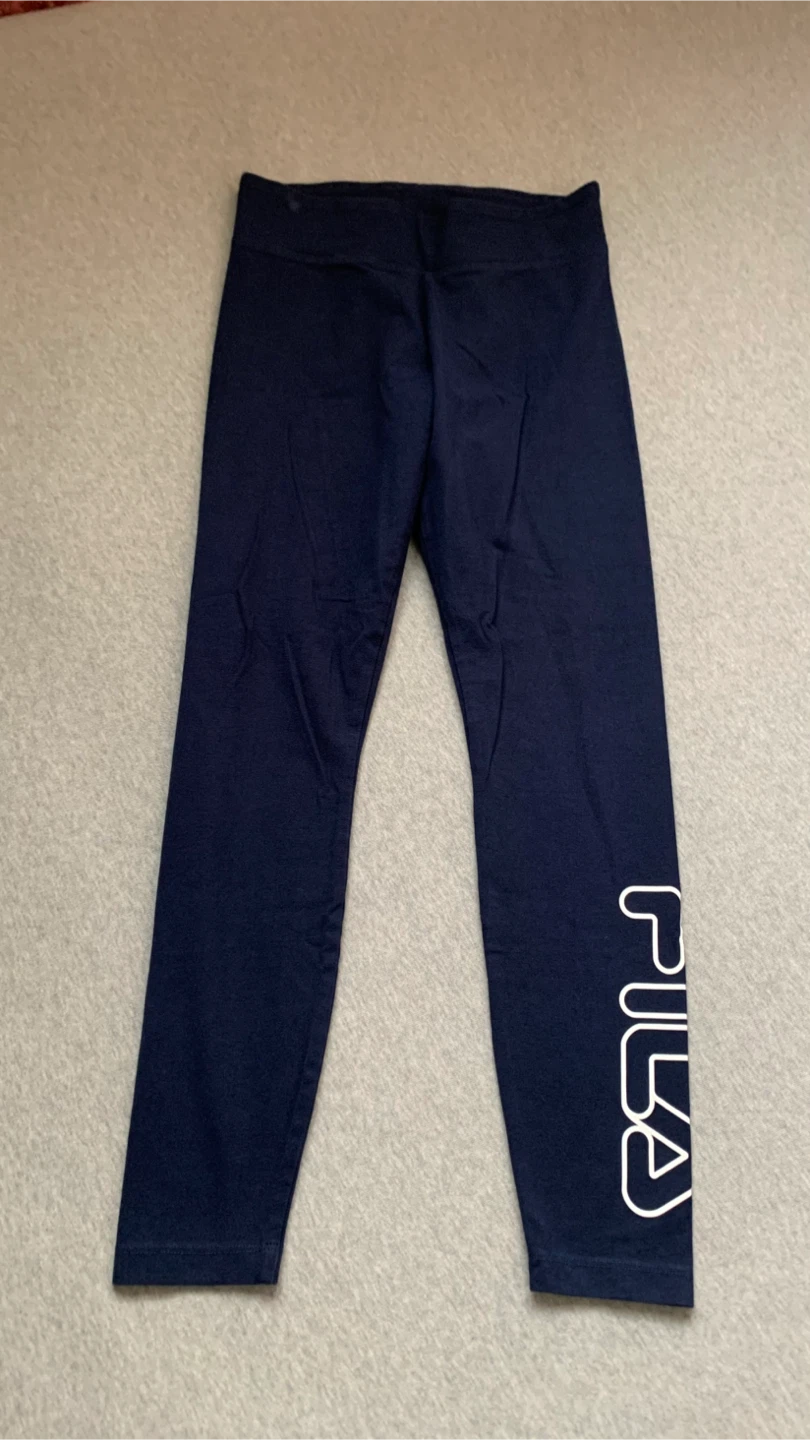 FILA Navy Blue Leggings - Size Small