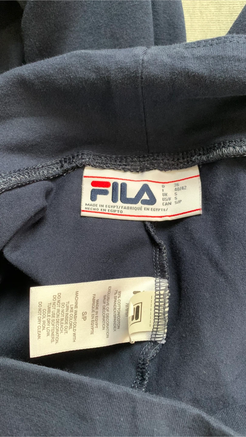 FILA Navy Blue Leggings - Size Small - photo 3