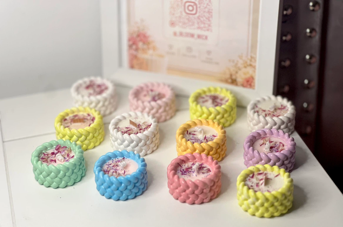 Bloom Wick Handcrafted Braided Candles - photo 2