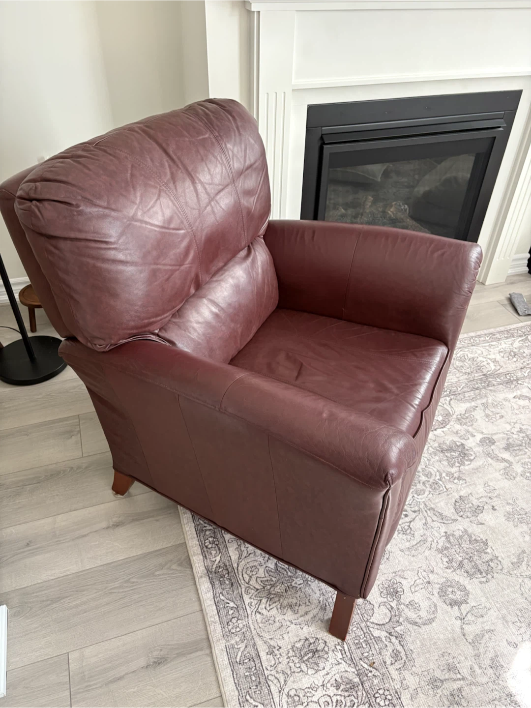 Leather Reclining Armchair - photo 2
