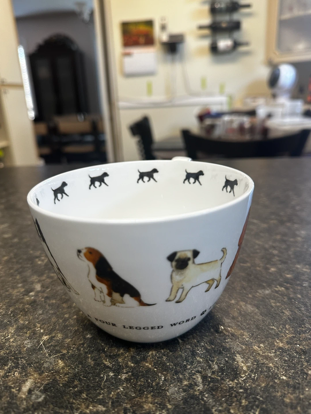 Dog themed porcelain mug - photo 2