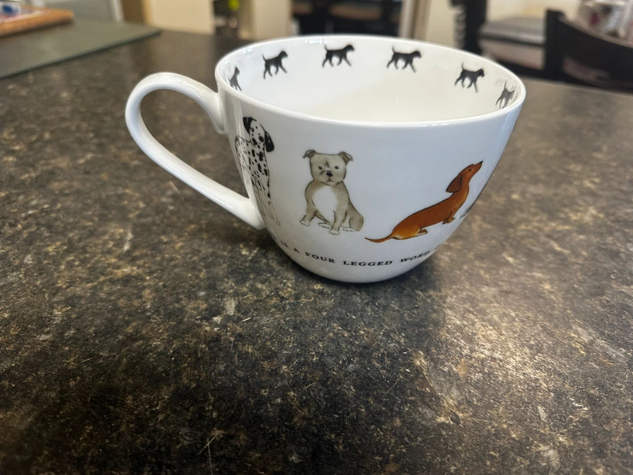 Dog themed porcelain mug - photo 3