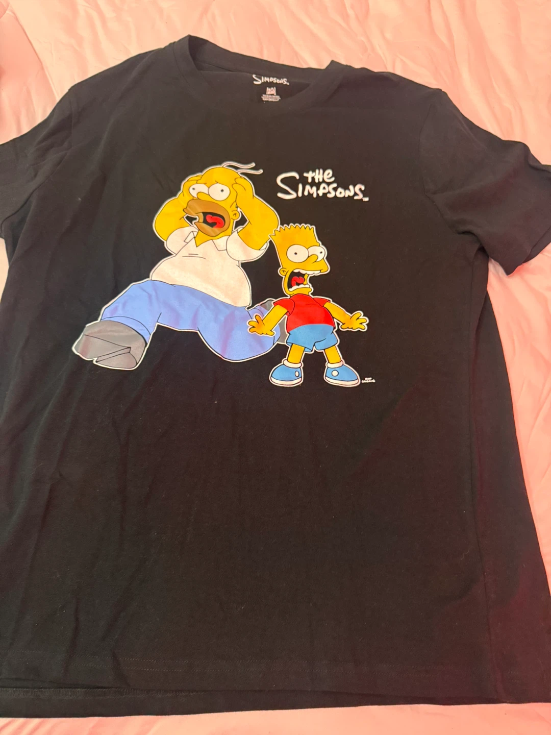 The Simpsons Graphic T-Shirt Black XL